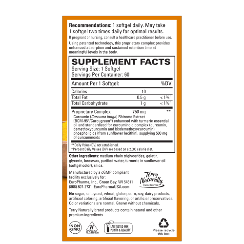 Terry Naturally CuraMed 750mg Curcumin