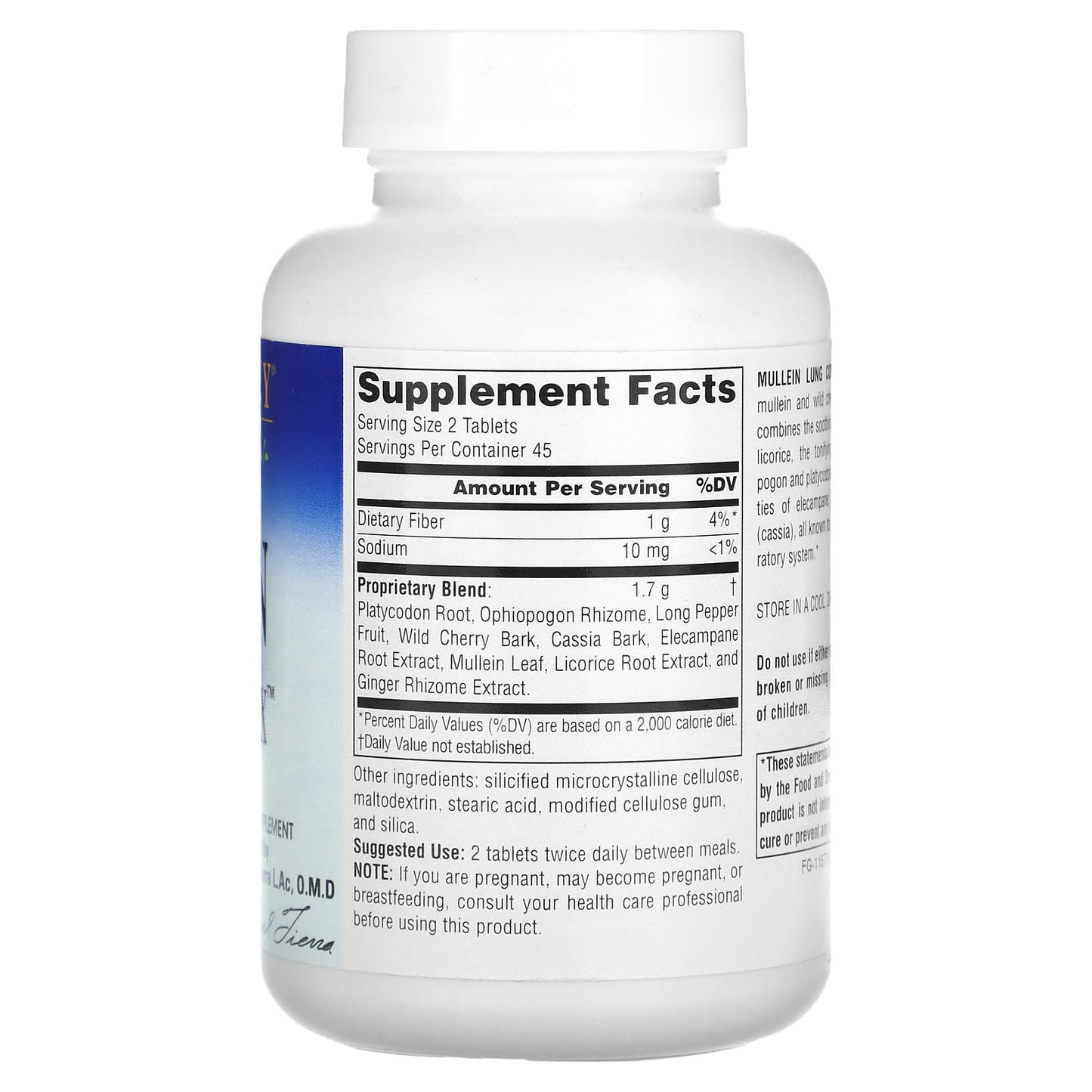 Planetary Herbals Mullein Lung Complex