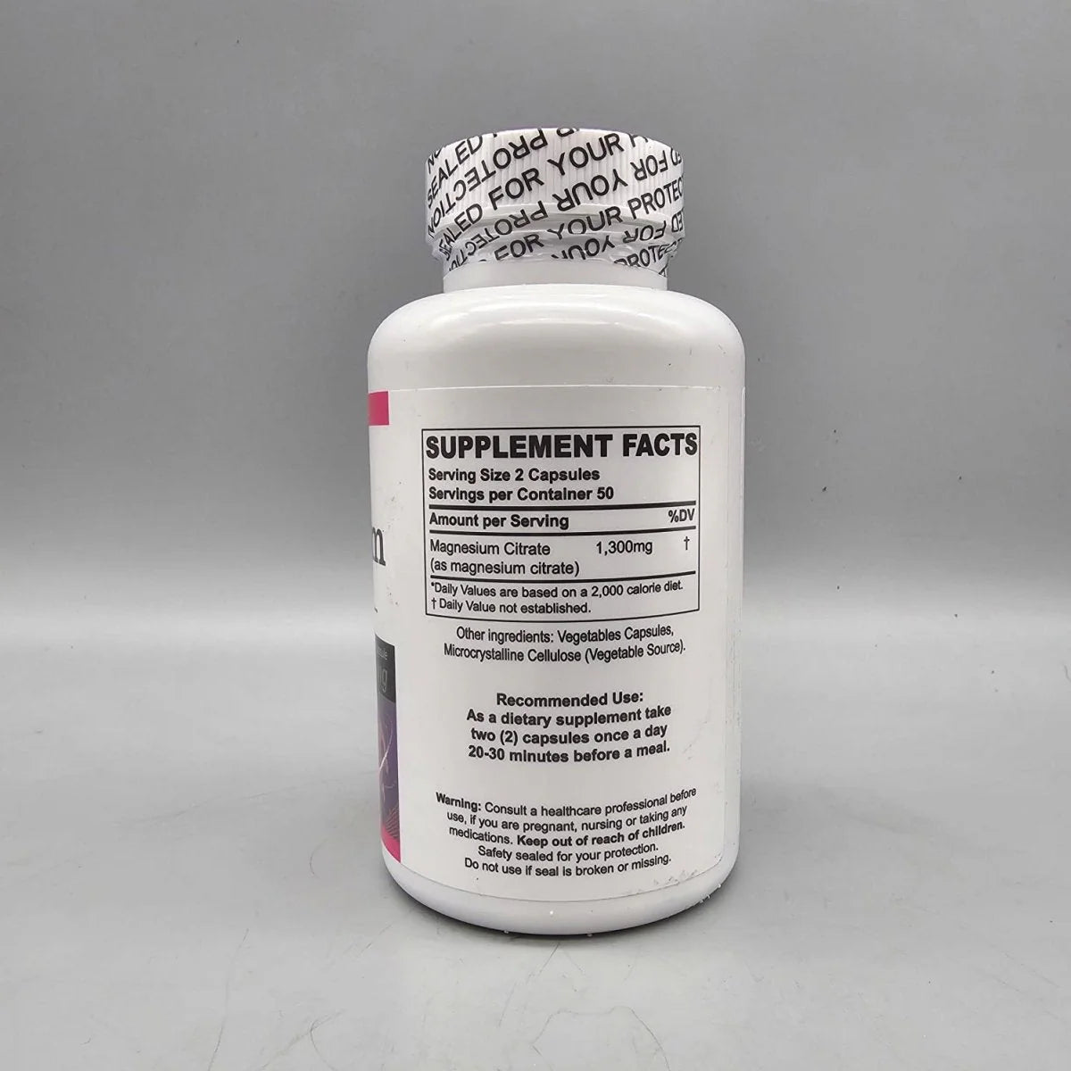 Valeria Nutrition Magnesium Citrate Capsules