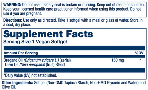 Solaray Oil of Oregano 150mg