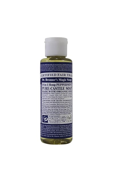 18-IN-1 Hemp Peppermint Pure Castile Soap