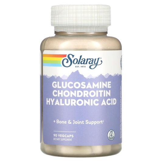 Solaray Glucosamine, Chondroitin & Hyaluronic Acid (90 VegCaps)