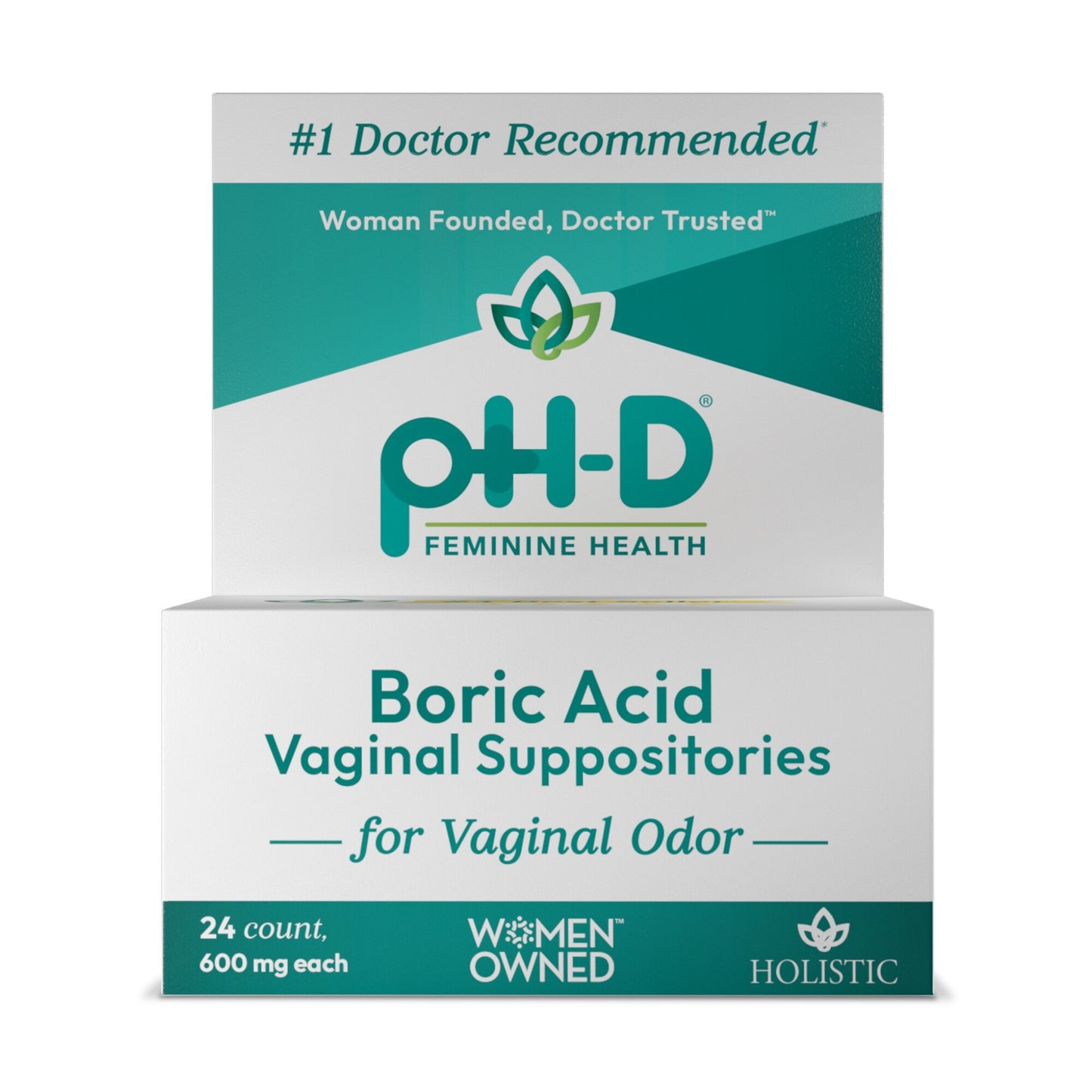 pH-D Boric Acid Vaginal Suppositories