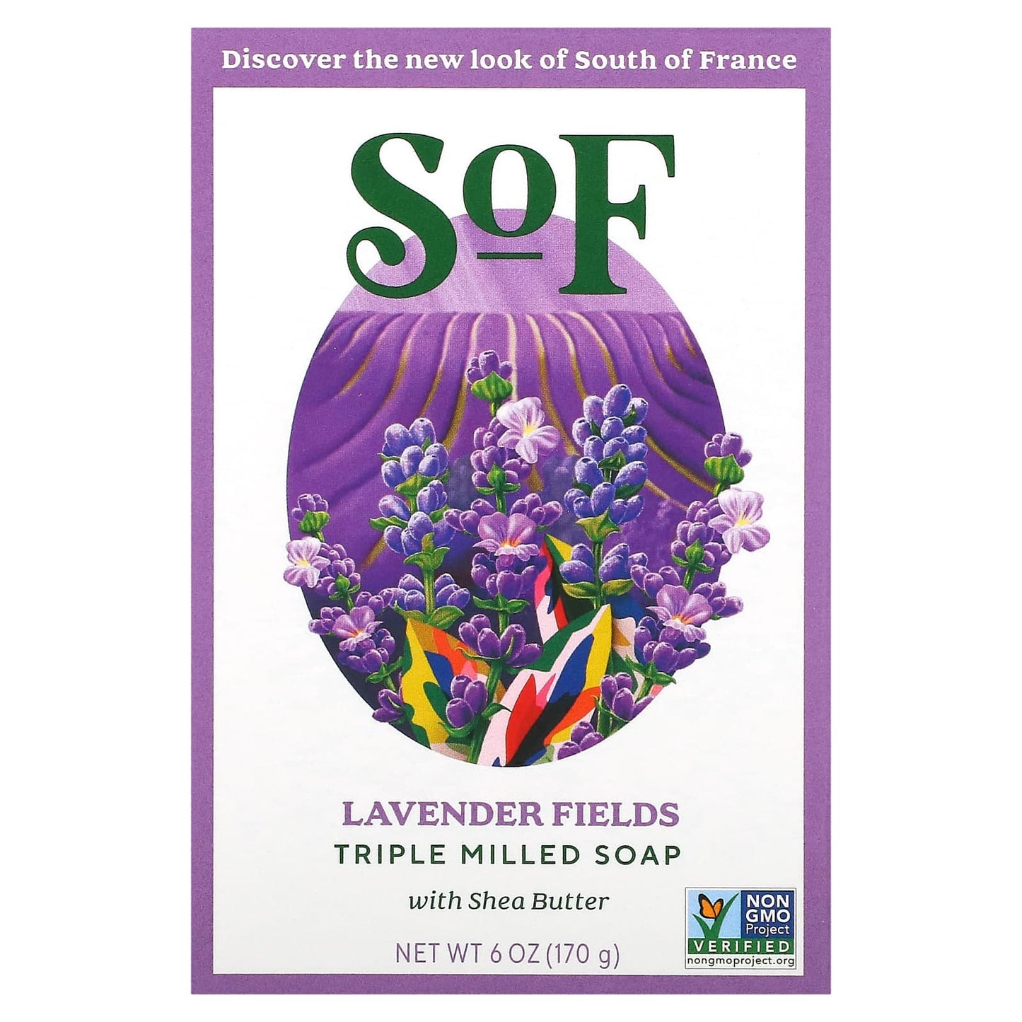 SoF Lavender Fields Triple Milled Soap