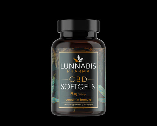 Lunnabis Pharma CBD Softgels Curcumin Formula