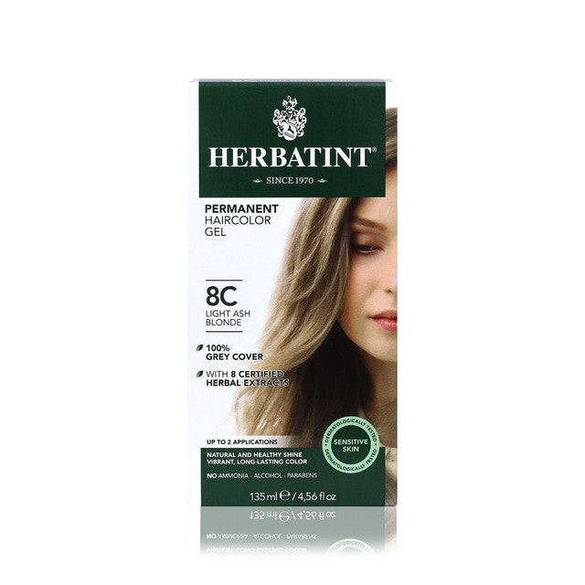 Herbatint Permanent Hair Color Gel - 8C