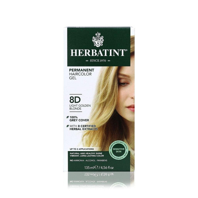 Herbatint Permanent Hair Color Gel - 8D