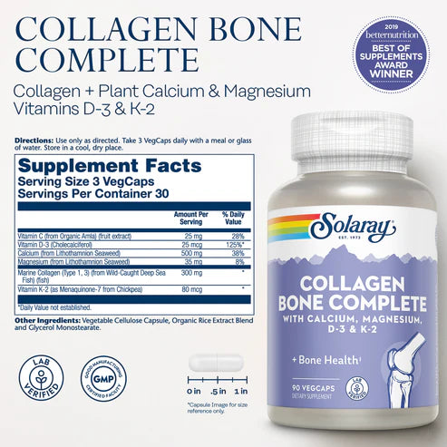 Solaray Collagen Bone Complete