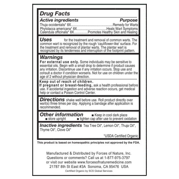 Forces of Nature Wart Remover