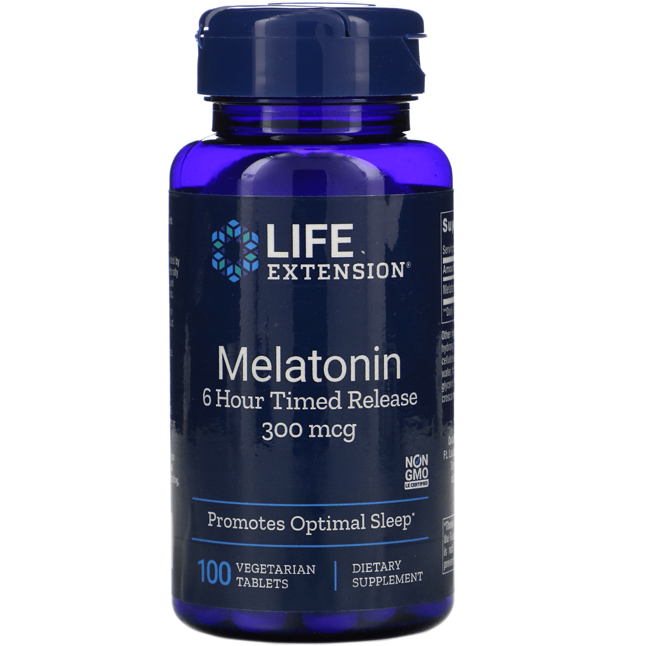 Life Extension Melatonin 300mcg (6 Hour Timed Release)