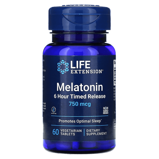 Life Extension Melatonin 750 mcg (6 Hour Timed Release)