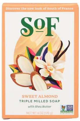 SoF Sweet Almond Triple Milled Soap