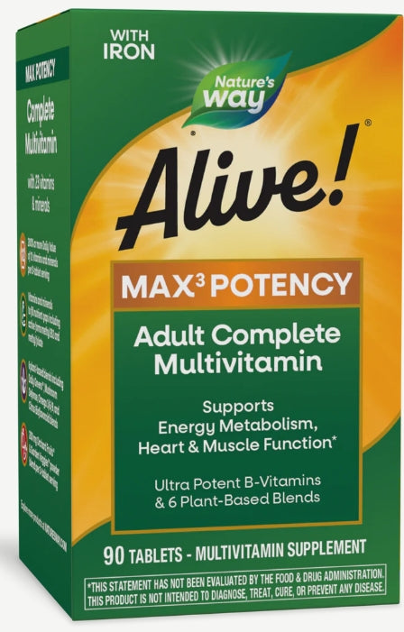 Nature's Way Alive! Max3 Potency