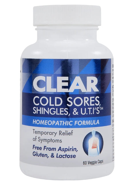 Clear Cold Sores, Shingles, & U.T.I's