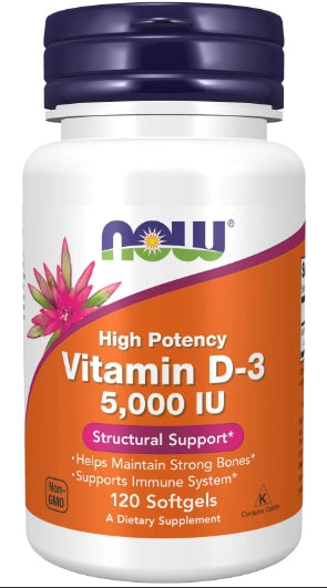 Now Vitamin D-3 (5,000IU)