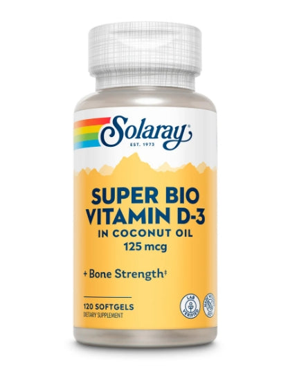 Solaray Super Bio Vitamin D-3 Softgels