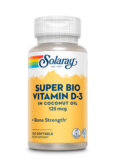 Solaray Super Bio Vitamin D-3 Vegcaps