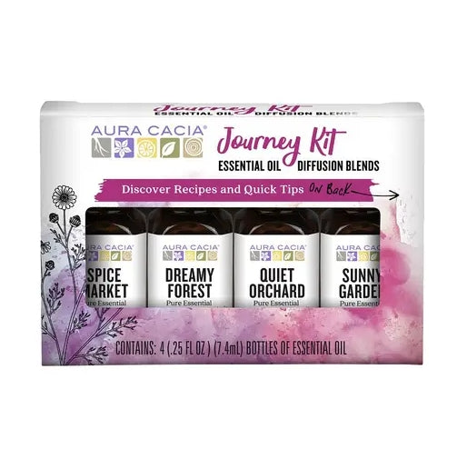 Aura Cacia Journey Kit Essential Oil Diffusion Blends