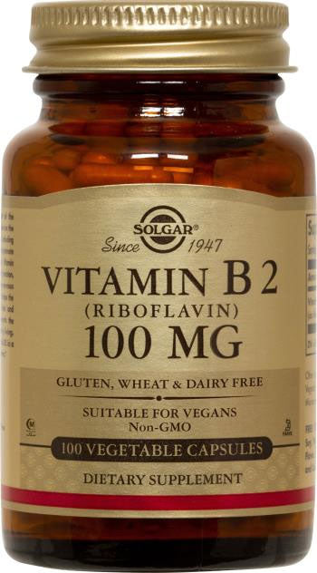 SOLGAR Vitamin B2 (Riboflavin) 100 MG