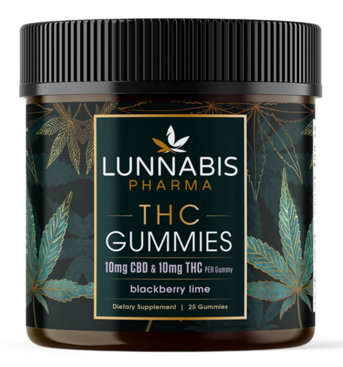 Lunnabis Pharma THC Gummies 10 mg CBD & 10 mg THC