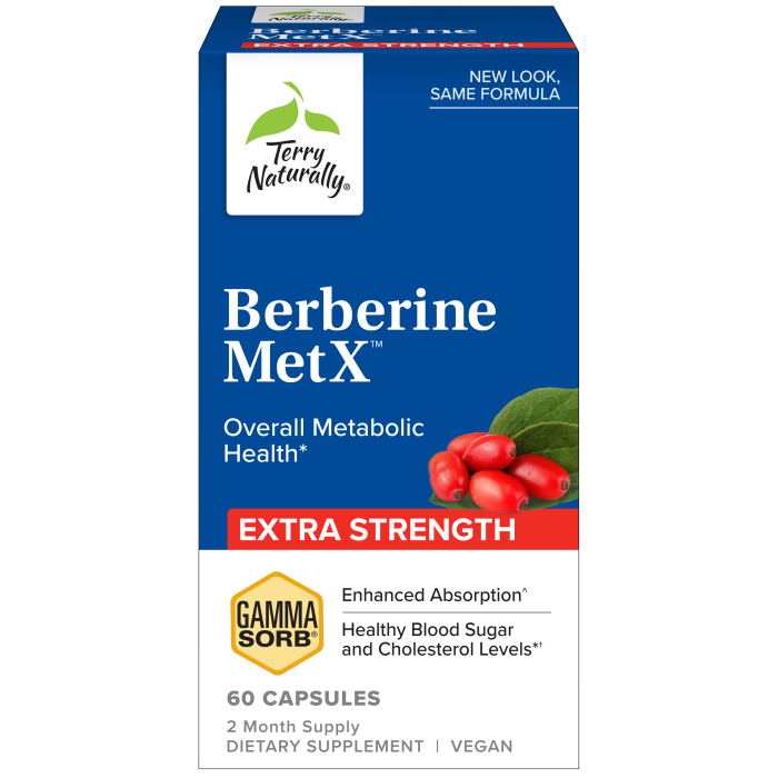 Terry Naturally Berberine MetX Extra Strength