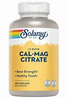 Solaray Cal-Mag Citrate 1:1 Ratio
