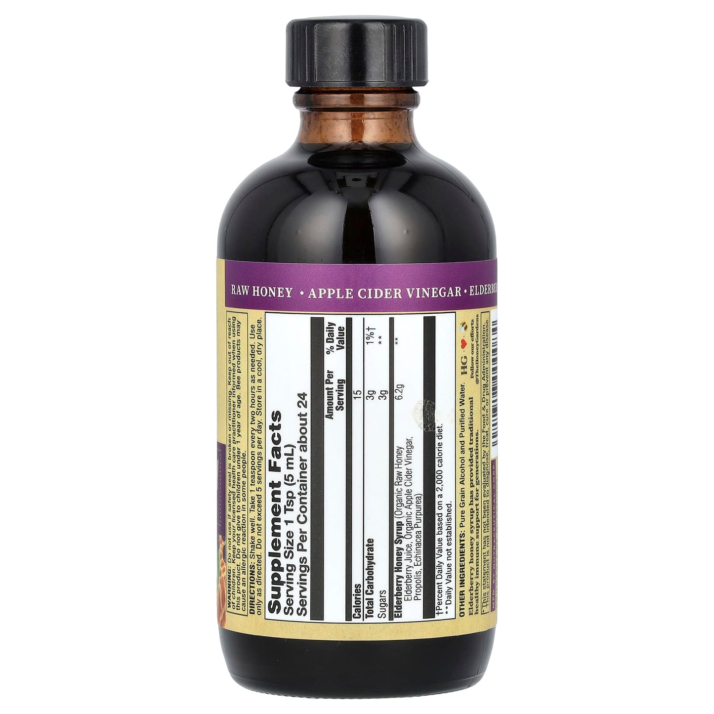 Honey Gardens Elderberry & Honey Immune Syrup