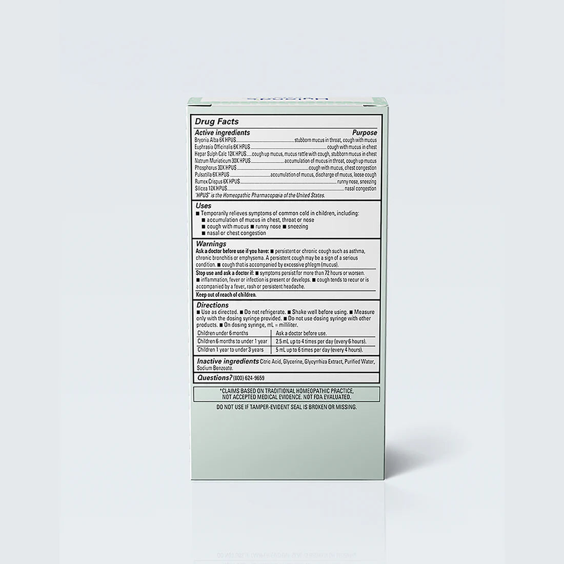 Hyland's Baby Mucus + Cold Relief (Daytime)