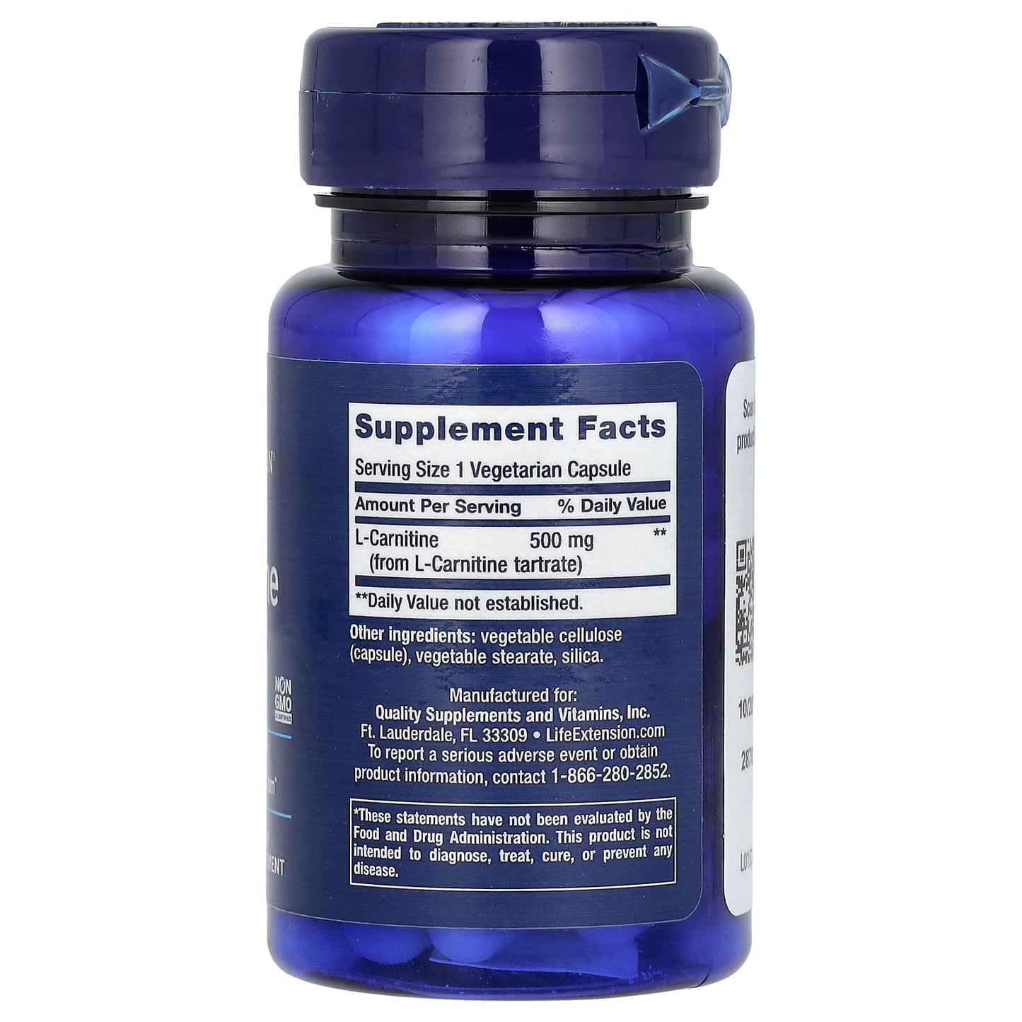 Life Extension L-Carnitine (500mg)