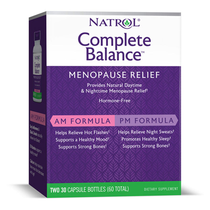 Natrol Complete Balance Menopause Relief AM/PM Formula