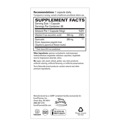 Terry Naturally Quercetin with Vitamin C