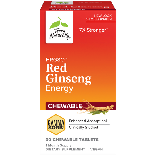 Terry Naturally HRG80 Red Ginseng Energy