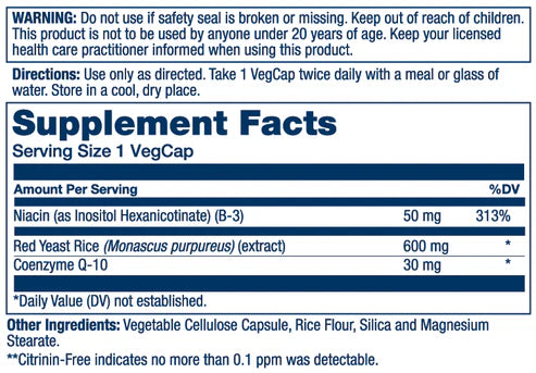 Solaray Red Yeast Rice + CoQ-10