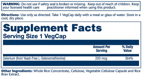 Solaray Yeast Free Selenium