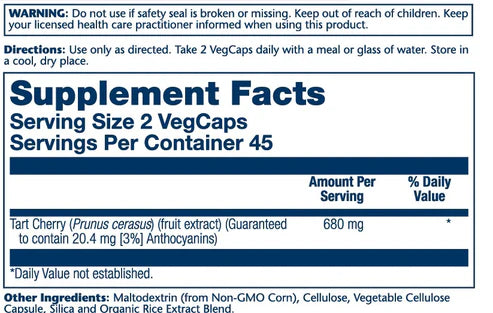 Solaray Triple Strength Tart Cherry Fruit Extract