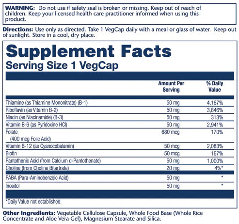 Solaray Vitamin B-Complex 50