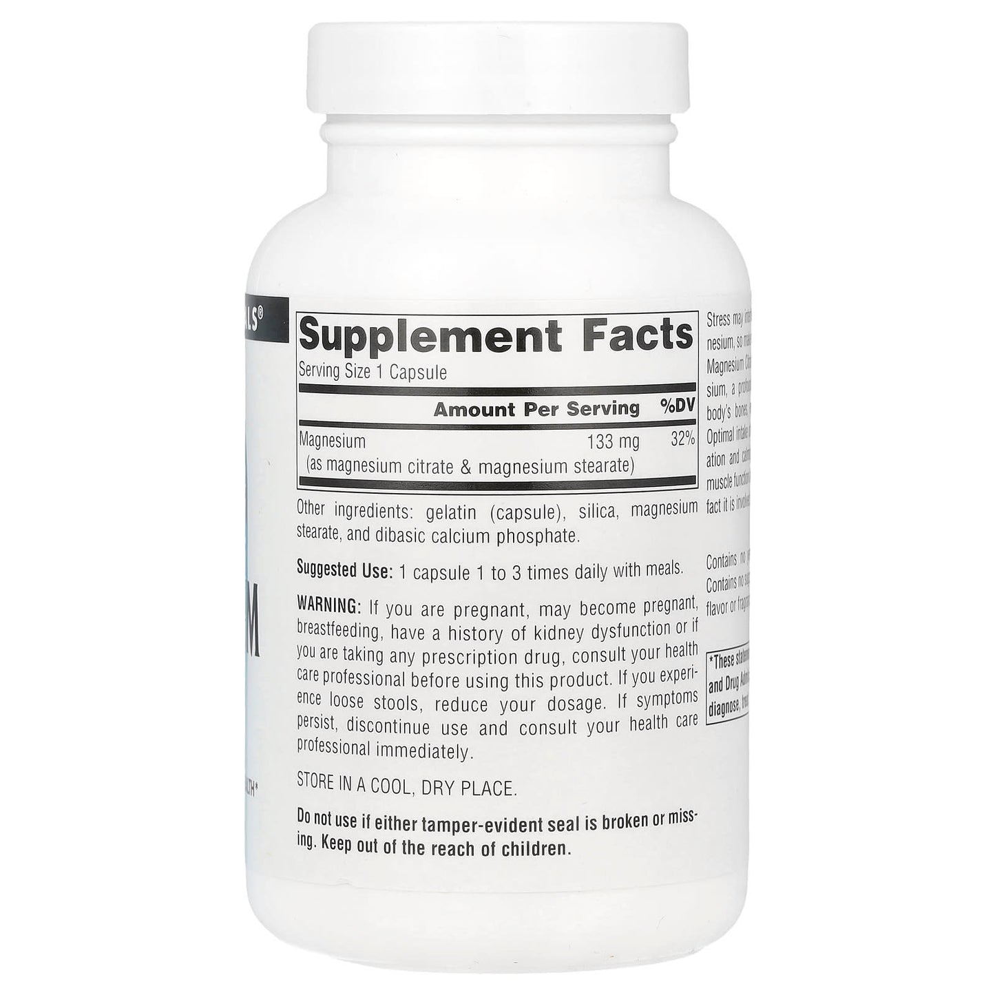 Source Naturals Magnesium Citrate Capsules